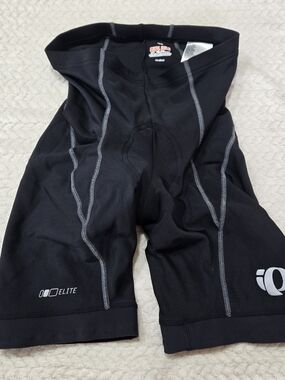 Pearl Izumi Elite Cycling Shorts Mens Medium Black Padded Liner Athletic Biking